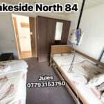 Lakeside North Adapted Lodge bedroom
