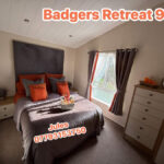 New Badgers Retreat 9 Lodge master bedroom
