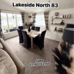 lakeside North caravan 83 dining